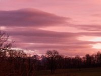 2021 02 : Belfaux, Coucher de soleil